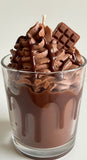 chocolate latte candle