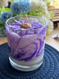 Marble Effect Jar Candle