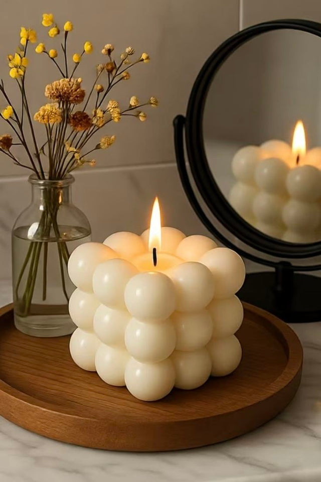 Bubble Designer Candle
