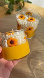 Soft glow Sun Flower Candle