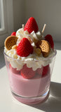 Strawberry shortcake Dessert Candle
