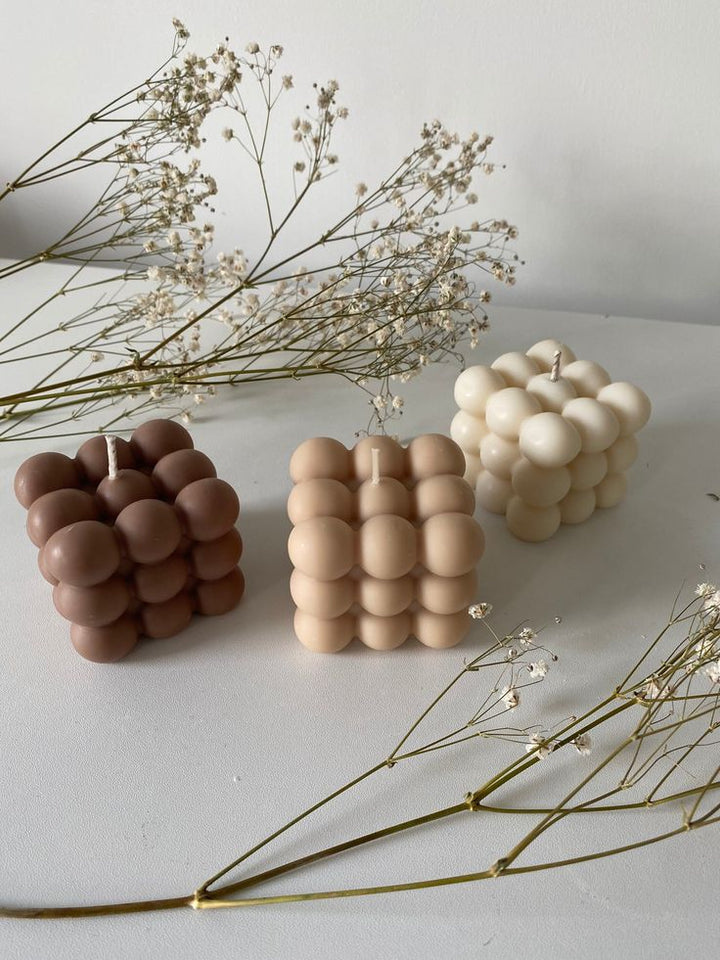 Bubble Designer Candle