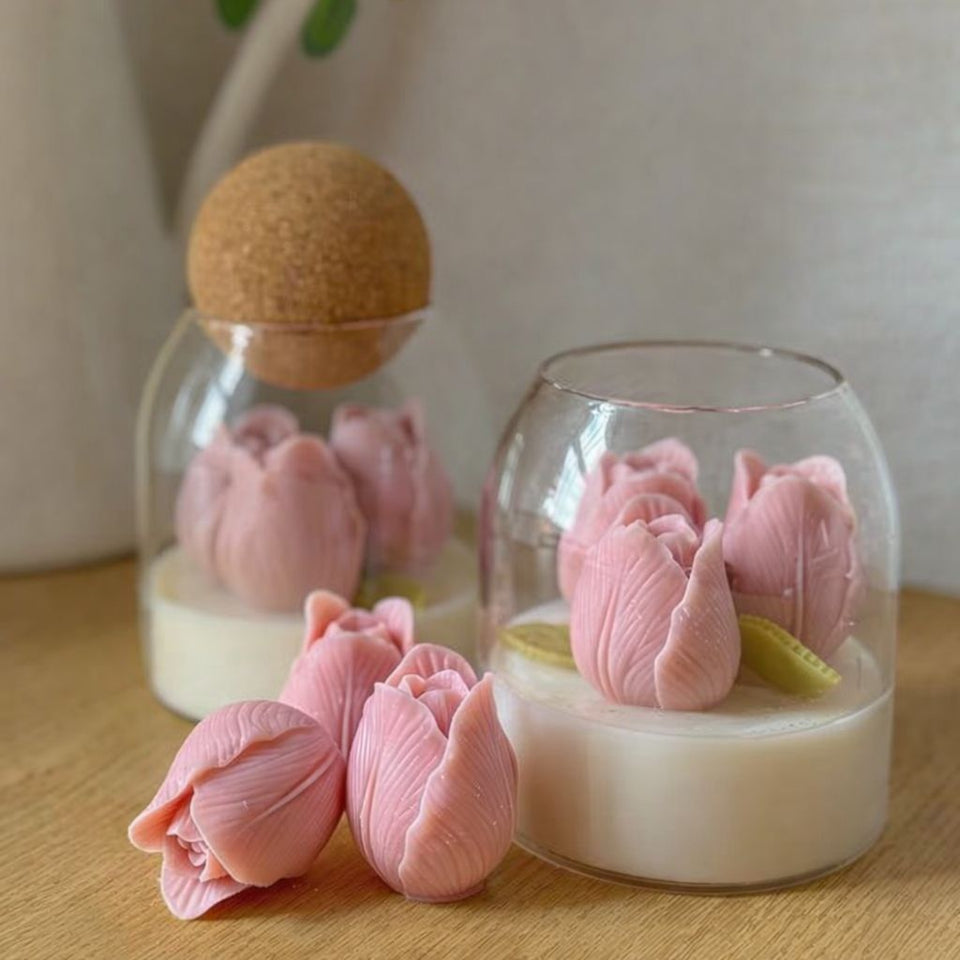🌷 Blush Scent Tulip Garden Candle